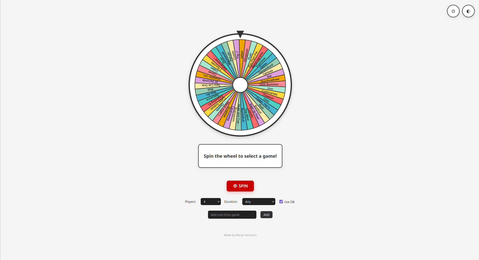 Game Wheel